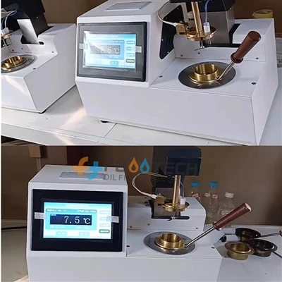 Yağlama Yağı Açık Parlama Noktası Test Cihazı